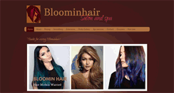 Desktop Screenshot of bloominhair.com
